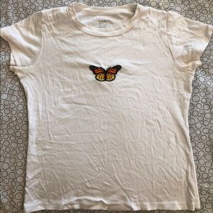 Butterfly Brandy Melville Top
